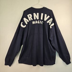 Carnival Magic Cruise Spirit Jersey Long Sleeve T Shirt Casual Oversized XXL